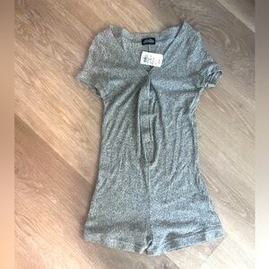 Lounging onsie. Button up